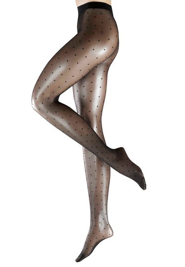 Dot Tight Dot Sheer Tight | Black 40685-3009F